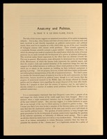 view Anatomy and politics / by W.E. Le Gros Clark.