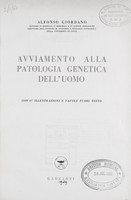 view Avviamento alla patologia genetica dell'uomo / Alfonso Giordano.