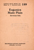 view Eugenics made plain / Havelock Ellis.