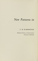 view New patterns in genetics and development / C.H. Waddington.