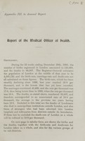 view [Report of the Medical Officer of Health for Camberwell,