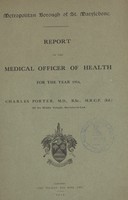 view Report of the Medical Officer of Health for the year 1916.