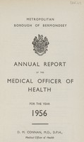 view Annual report of the Medical Officer of Health for the year 1956.