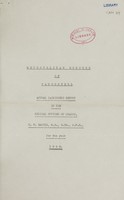 view Metropolitan Borough of Camberwell annual (abridged) report of the Medical Officer of Health for the year 1940.