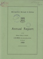 view Annual report of the Medical Officer of Health for the year 1959.