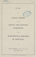 view [Report of the Medical Officer of Health for Islington Borough].