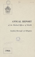 view [Report of the Medical Officer of Health for Islington Borough].