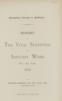 view [Report of the Medical Officer of Health for Paddington, Metropolitan Borough of].