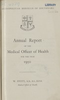 view [Report of the Medical Officer of Health for Southwark, Borough of].