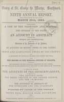 view [Report of the Medical Officer of Health for Southwark, The Vestry of the Parish of St. George the Martyr].