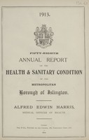 view [Report of the Medical Officer of Health for Islington, Metropolitan Borough of].