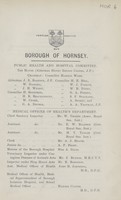 view [Report of the Medical Officer of Health for Hornsey,  Borough of].