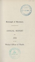 view [Report of the Medical Officer of Health for Hornsey,  Borough of].