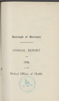 view [Report of the Medical Officer of Health for Hornsey,  Borough of].