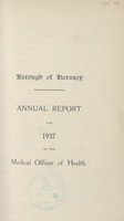 view [Report of the Medical Officer of Health for Hornsey,  Borough of].