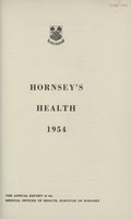 view [Report of the Medical Officer of Health for Hornsey,  Borough of].