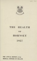 view [Report of the Medical Officer of Health for Hornsey,  Borough of].