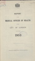 view [Report of the Medical Officer of Health for London, City of ].