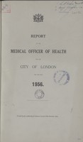 view [Report of the Medical Officer of Health for London, City of ].