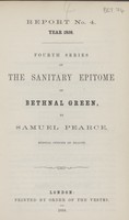 view [Report of the Medical Officer of Health for Bethnal Green, Parish of St. Matthew ].