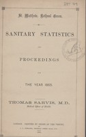 view [Report of the Medical Officer of Health for Bethnal Green, Parish of St. Matthew ].