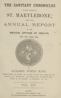 view [Report of the Medical Officer of Health for St. Marylebone, The Parish of ].