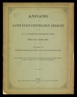 view Tables to accompany the reports on sanitary statistics of the Austro-Hungarian Empire