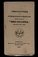 view Chronicles of Society of Old Guyites, 1846, 1848, 1850, 1854-5