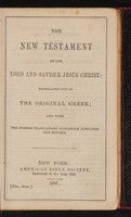 view [Pocket sized New Testament]