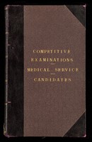 view Lists of surgeons on probation who passed examinations at the Army Medical School