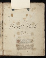 view Receipt book. 1798