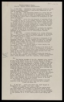 view Administrative correspondence and papers, including details of a post mortem examination in Corfu, report re a yellow fever epidemic on Ascencion Island, returns of medicines and stores, discharge of a man with a hernia caused by the blow of a cricket ball, dispute re payment for treatment of a soldier's wife, return of fever cases in Corfu and neighbouring islands, and a pamphlet (undated) re vaccination