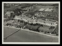 view Photographs and newspaper cuttings re the demolition of the hospital