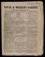 view 6 issues of the Naval and Military Gazette and East India and Colonial Chronicle (weekly), 15 Jan-19 Feb 1853