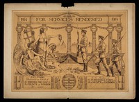 view Certificate "for services rendered", presented to Private E.F. Kelly by the Territorial Force Association of the County of London