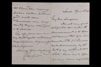 view Between Longmore and Colonel J.C. Crawford, War Office, mainly concerning pay and promotion