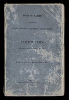 view <i>Notes on matters affecting the health, efficiency and hospital administrations of the British Army: founded chiefly on the experience of the late war</i>, by Florence Nightingale (London: Harrison and sons, 1858)