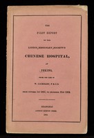 view London Missionary Society's Hospital at Peking: reports