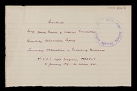 view Volume of reports and observations, pointing out changes after the move from Meerut to Cawnpore in 1820