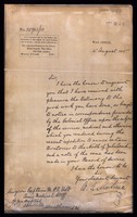 view Photocopies of two letters from the War Office re the results of Holt's participation in an expedition to annex territories north of Zululand (South Africa)