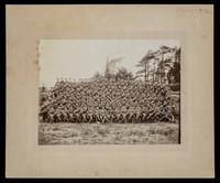 view 3 Group photographs of RAMC officers and unit (during the First World War)