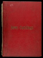 view Newspaper cuttings scrapbook re the Army Medical Services/Royal Army Medical Corps, 1895-1907 compiled by Lieutenant Colonel William Johnston. Volume 1