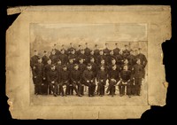 view Group photograph of an RAMC company (at Ventnor? or Netley?)
