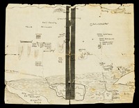 view Three sketch maps of British military operations at Souakim (Suakin, Sudan) "probably made by Surgeon Arthur Charles James Rudd Lundy of the Army Medical Department"