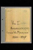 view Autobiography in 2 ms. volumes, entitled "Glimpses of army life from within, from 1860 to 1895"