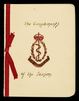 view Hand-made RAMC Christmas card