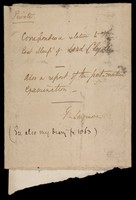 view Lord Clyde (Colin Campbell): notes and draft report on last illness and death made by Longmore in 1879; correspondence with General and Mrs Eyre (brother-in-law and sister of Lord Clyde)