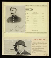 view Photographs of Edgar Wallace as an officer in the Medical Staff Corps (c.1898) and as war correspondent to the <i>Daily Mail</i>, 1902