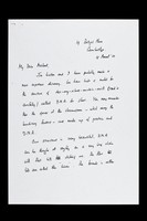 view Copied letter from Francis Crick to Michael Crick