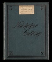 view Sir Joseph Fayrer's scrap-book: Cuttings re his own retirement, his book On preservation of health in India, and his biography of Sir Ranald Martin